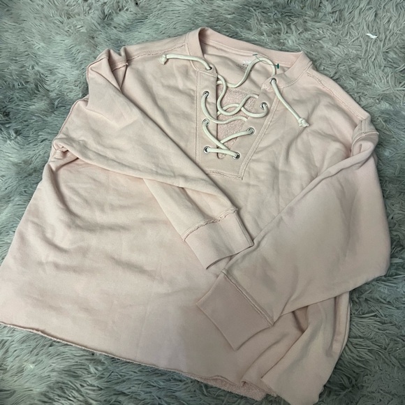 Aerie tie up sweater - Picture 4 of 10